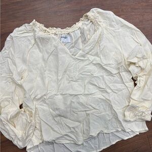 Old Navy Off-White Women's Blouse